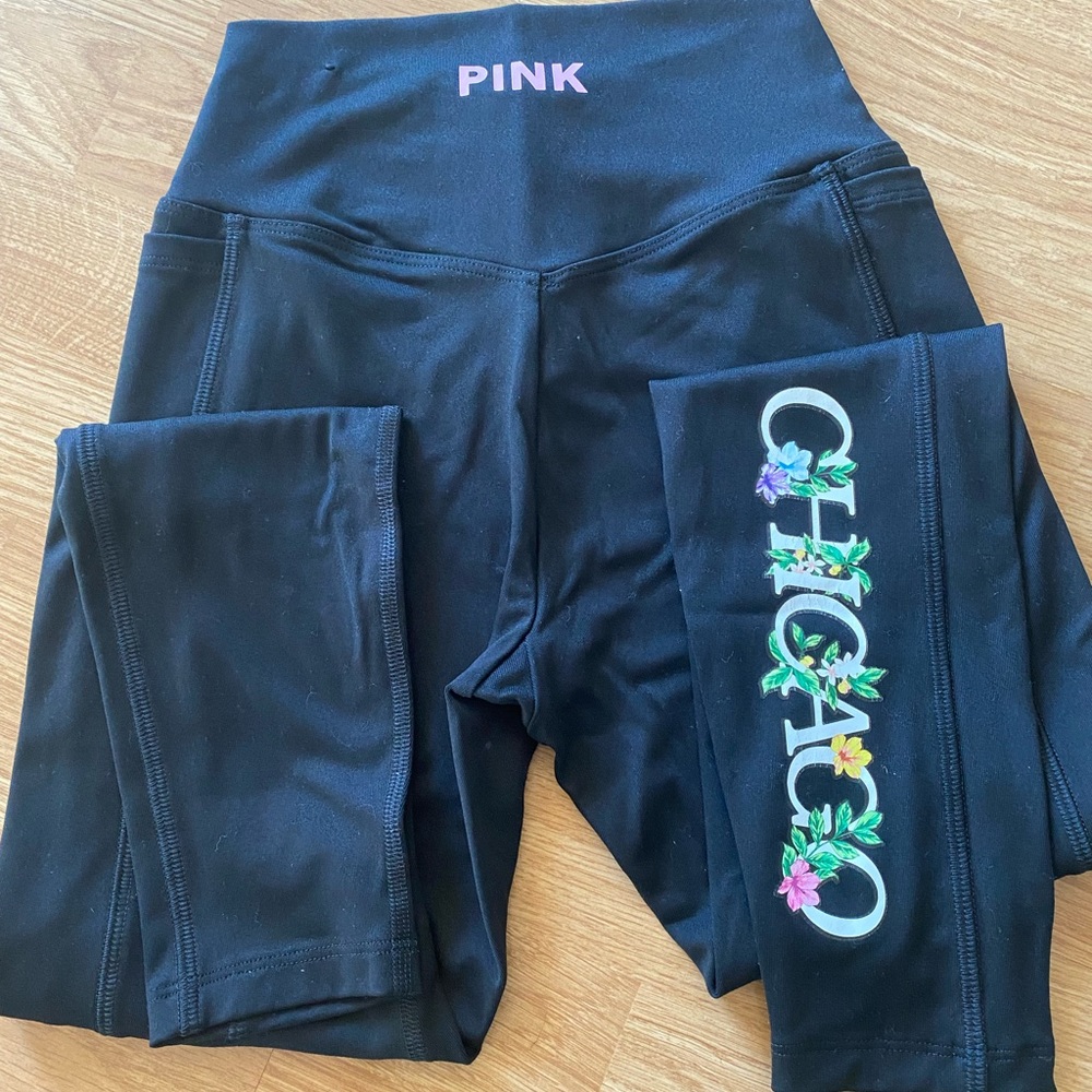 Pink Ultimate Chicago Leggings with Pockets